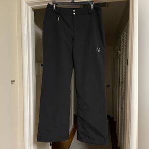 EUC Spyder Black Tailored Snow Pants